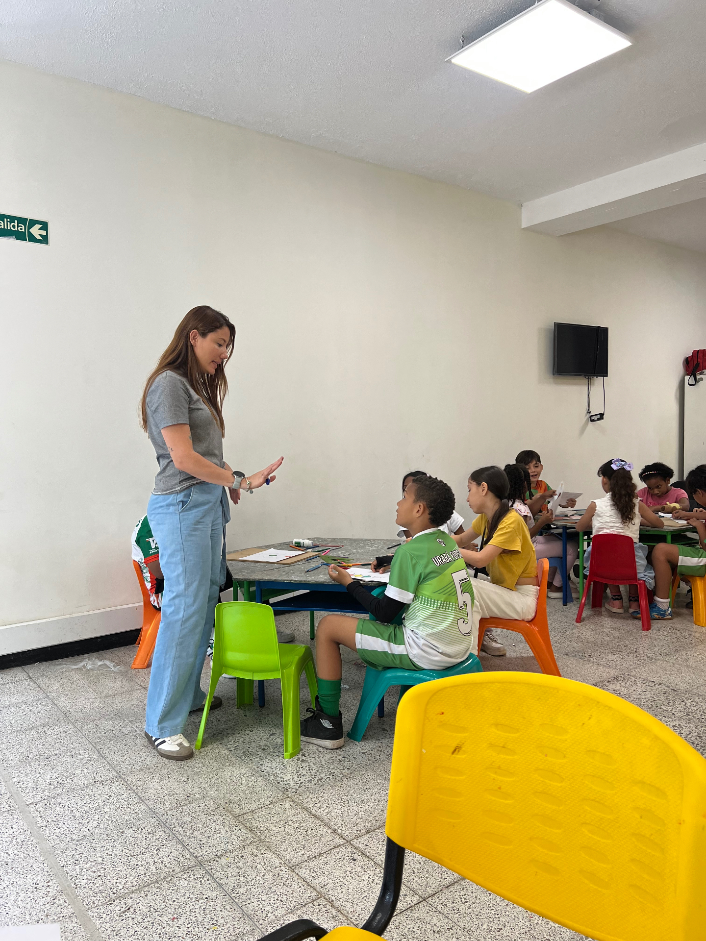 Taller con niños y niñas en Urabá